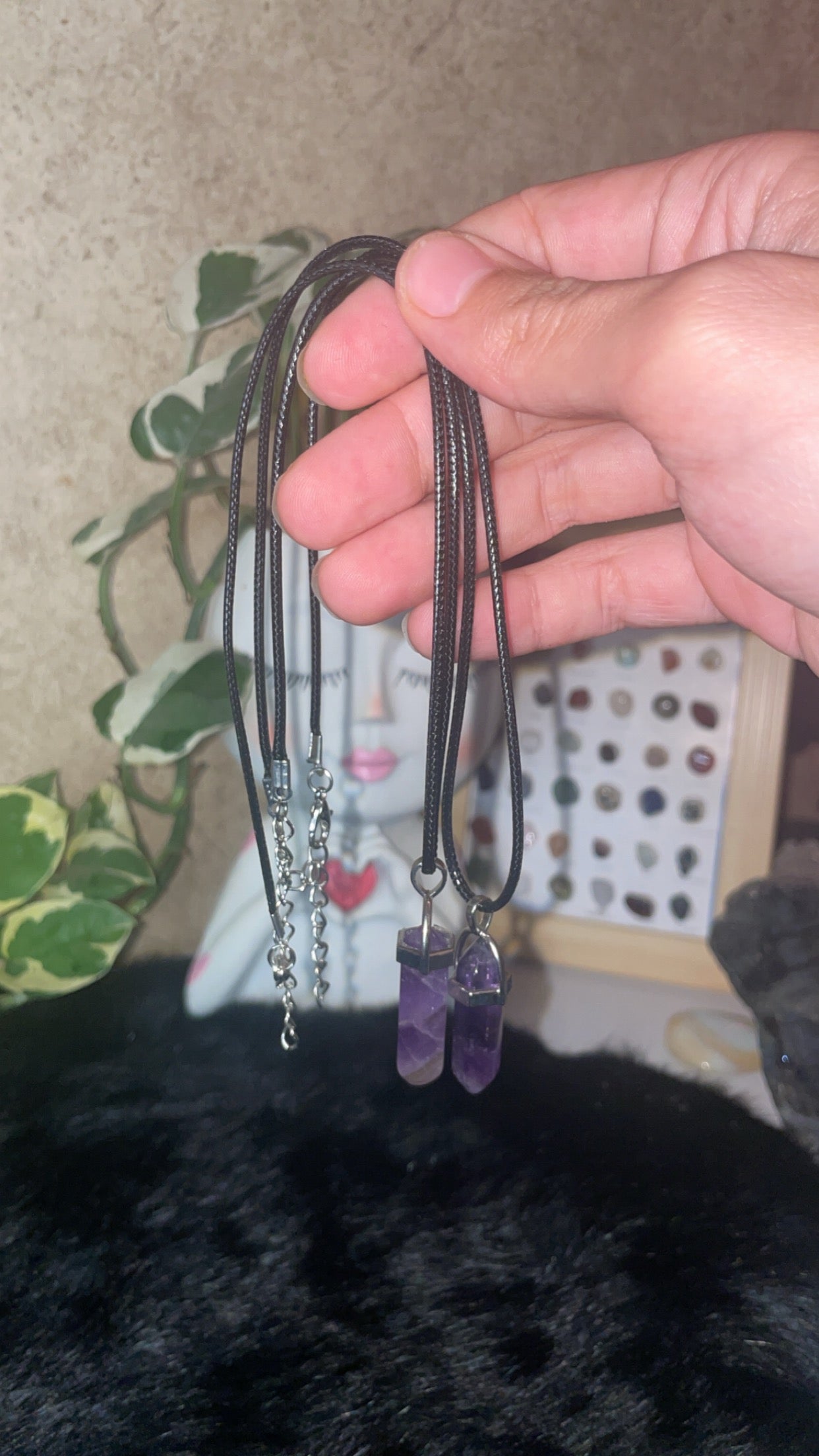 Amethyst Pendant Necklace