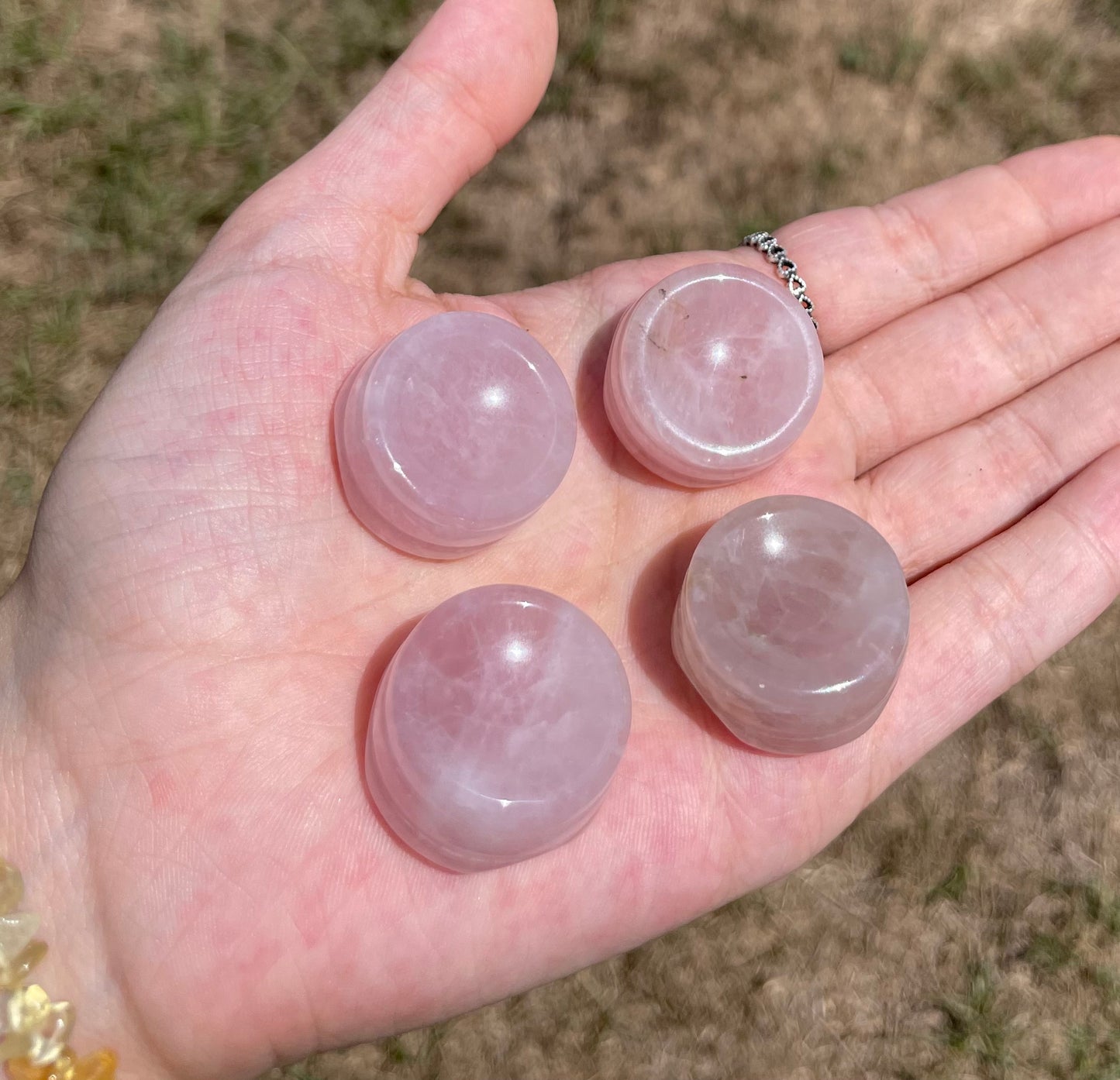 Rose Quartz Sphere Stand