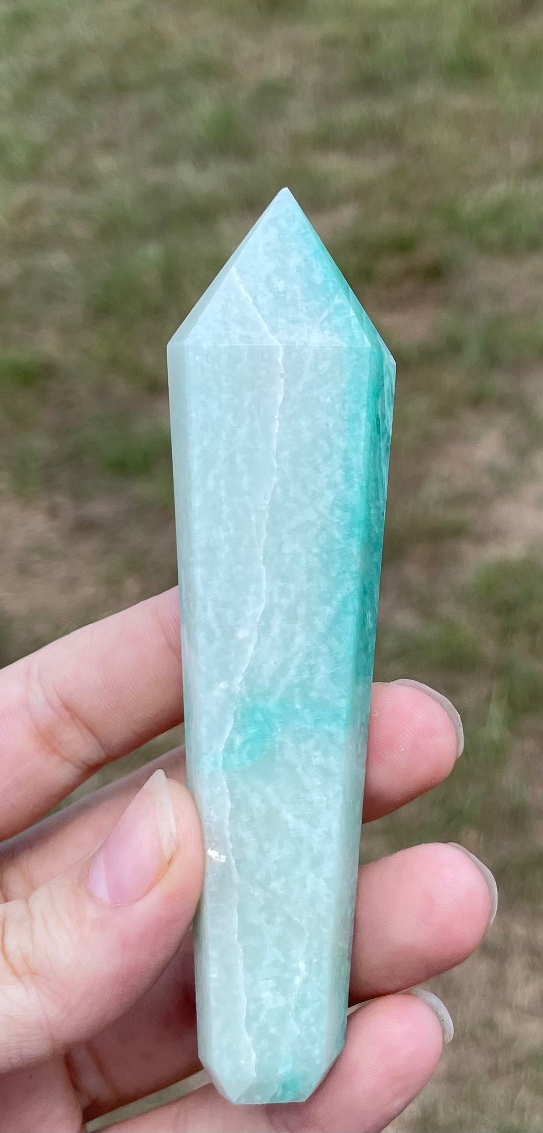 Amazonite Decoration Pipe