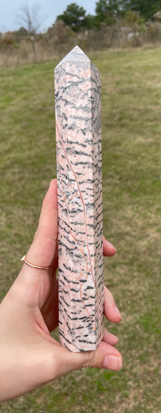 Pink Zebra (Jasper) Tower