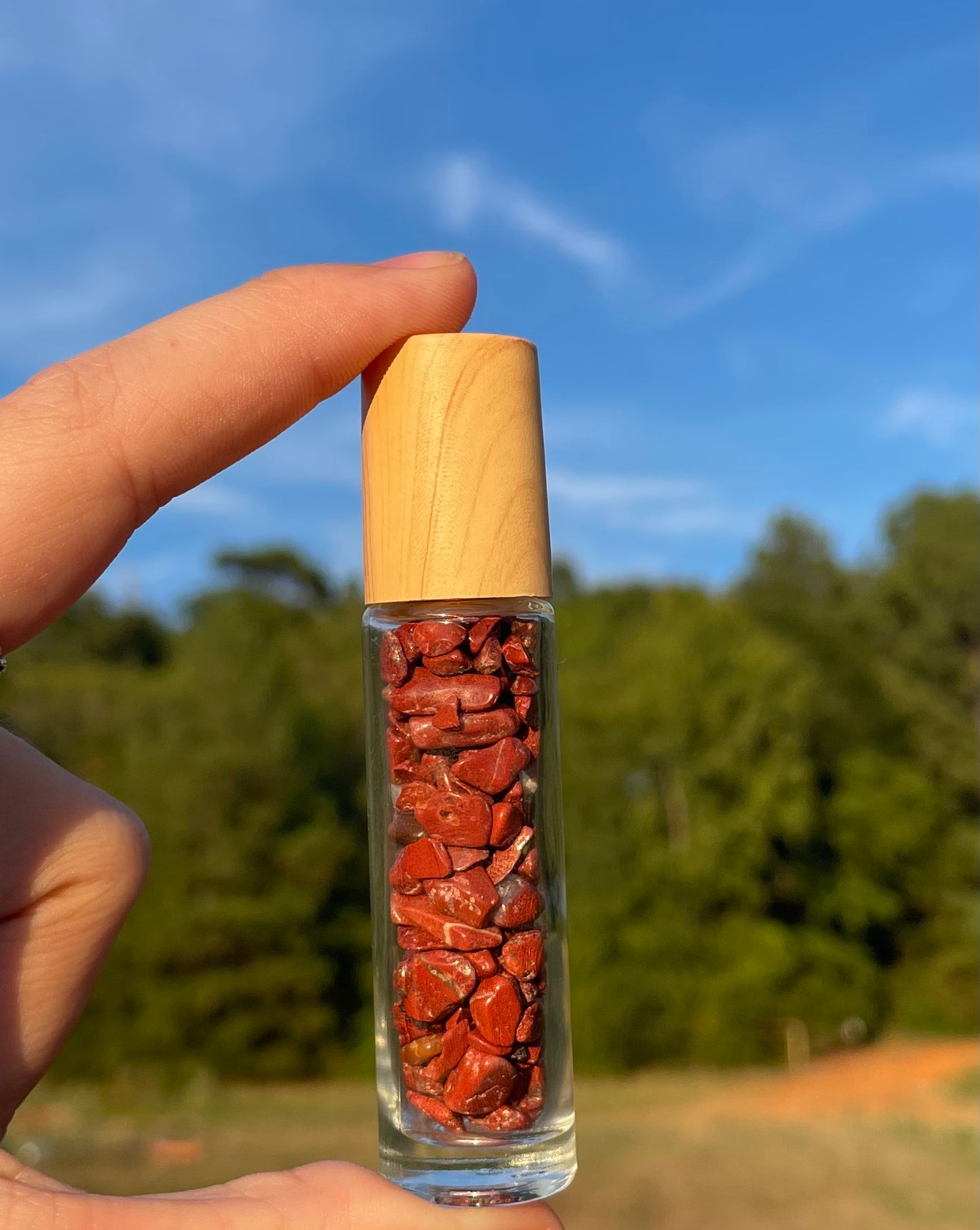 Red Jasper Perfume Roller