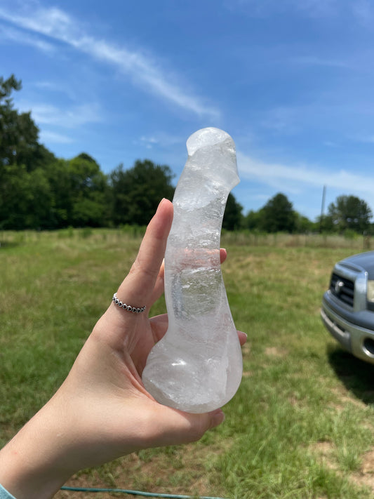 XXL Large Clear Quartz Crystal Penis