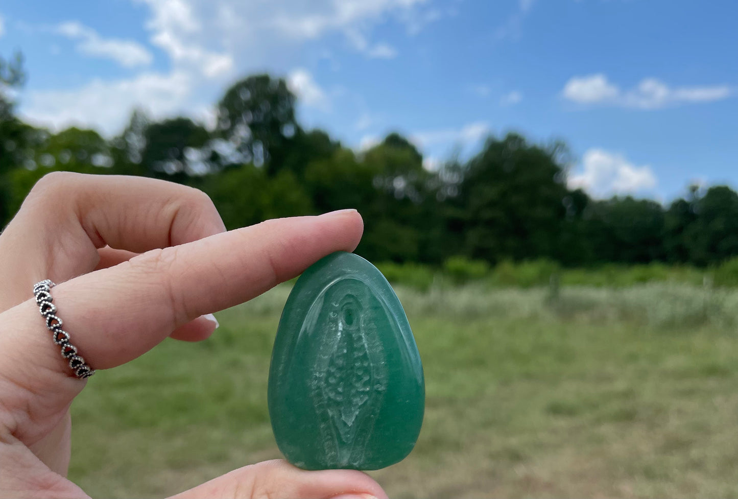 Green Aventurine Mini Yoni